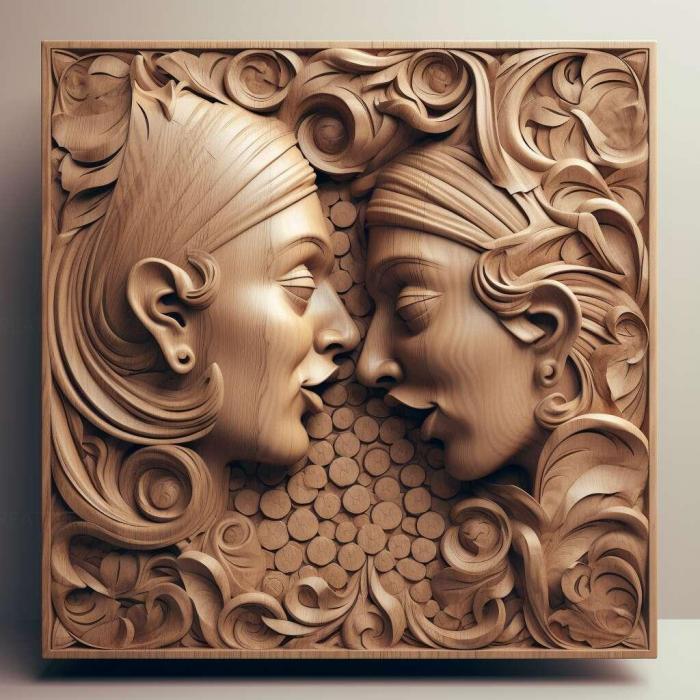 نموذج ثلاثي الأبعاد لآلة CNC 3D Art 